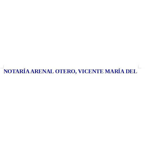 Arenal Otero, Vicente María Del