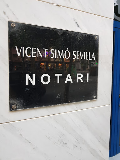 Notaría Vicent Simó Sevilla
