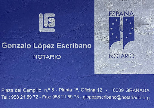Notario Gonzalo López Escribano